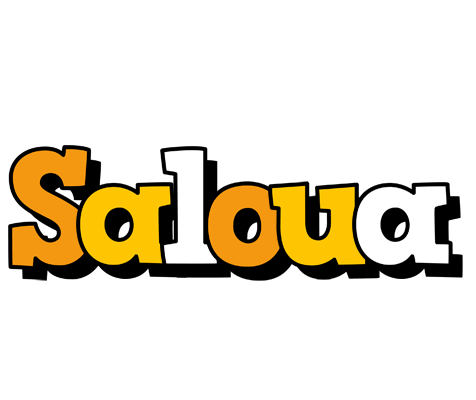 Saloua cartoon logo