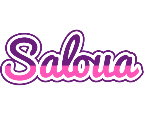 Saloua cheerful logo
