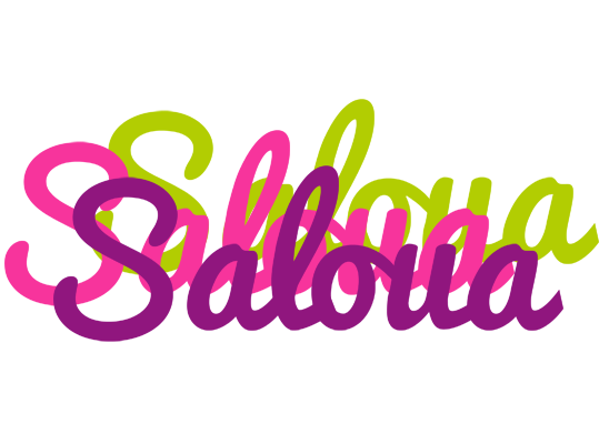 Saloua flowers logo