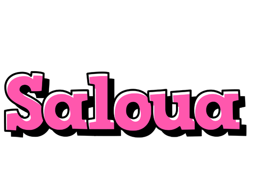 Saloua girlish logo