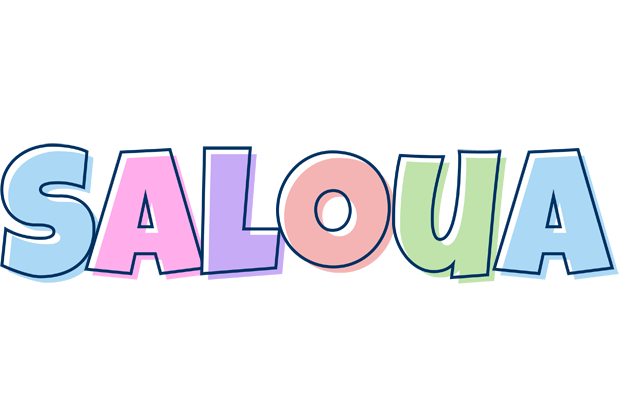Saloua pastel logo