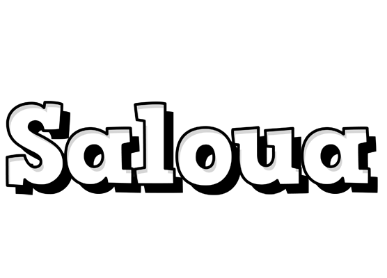 Saloua snowing logo