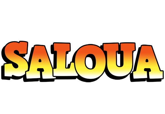 Saloua sunset logo