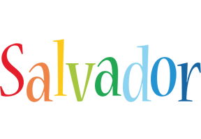 Salvador birthday logo