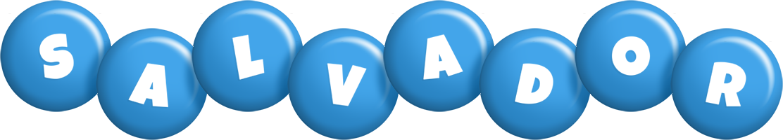 Salvador candy-blue logo