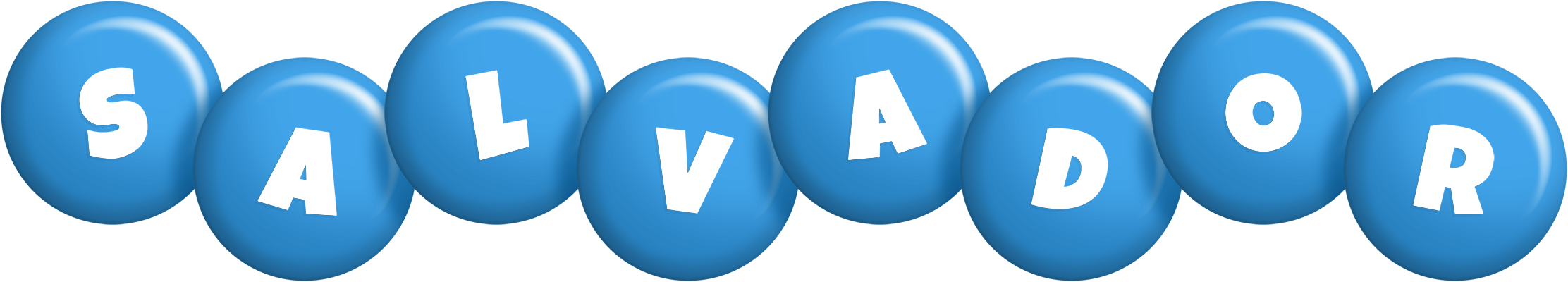 Salvador candy-blue logo