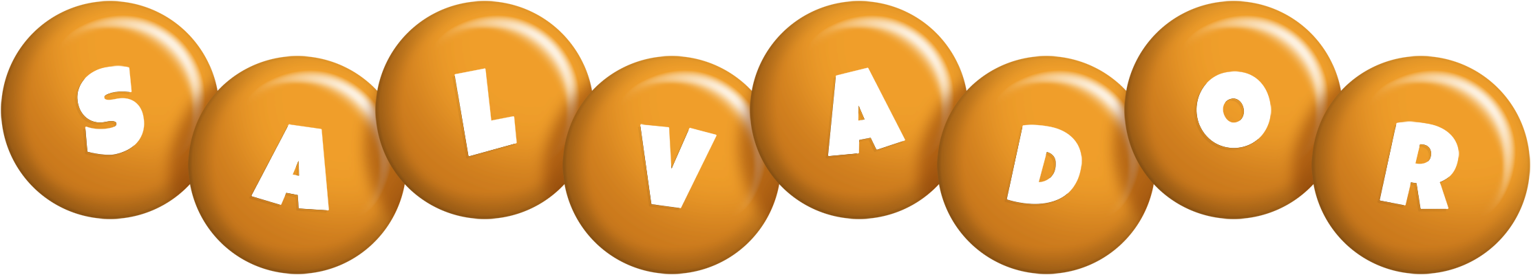 Salvador candy-orange logo