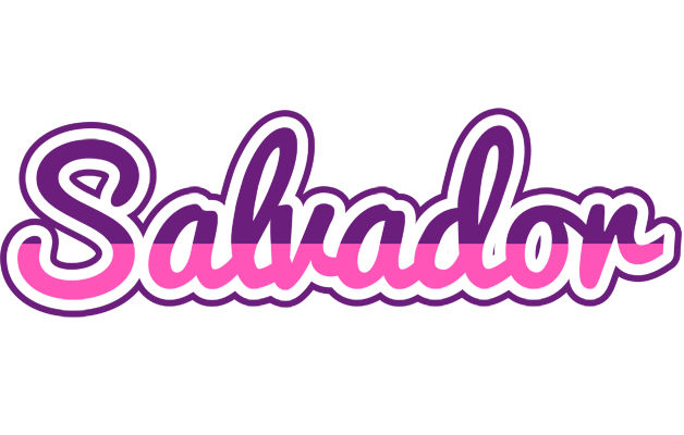 Salvador cheerful logo