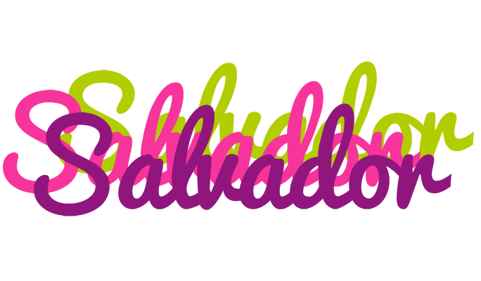 Salvador flowers logo