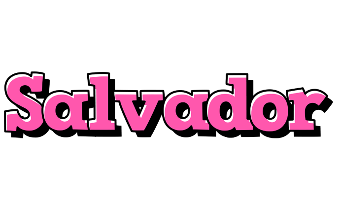 Salvador girlish logo