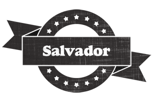 Salvador grunge logo