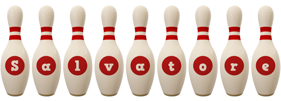 Salvatore bowling-pin logo