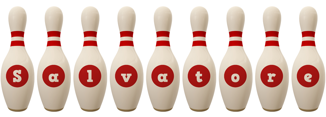 Salvatore bowling-pin logo