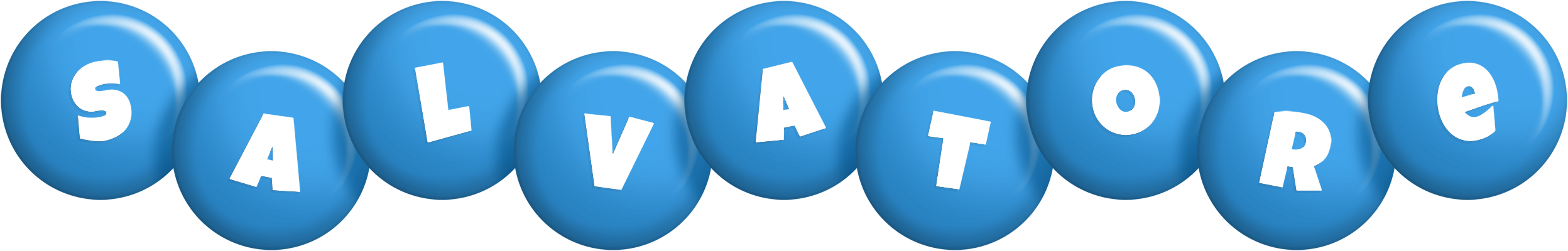 Salvatore candy-blue logo