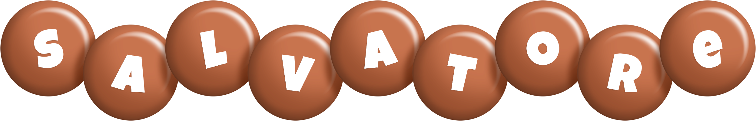 Salvatore candy-brown logo