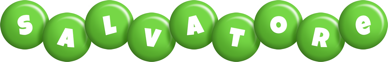 Salvatore candy-green logo