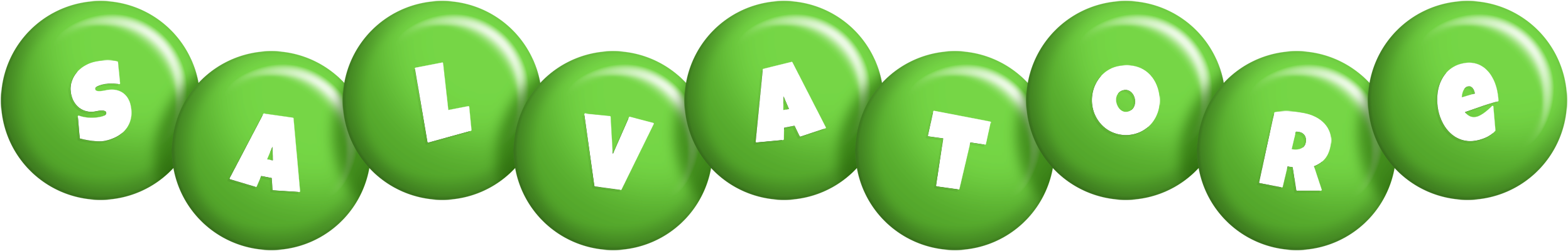 Salvatore candy-green logo