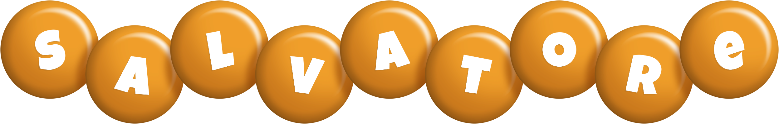 Salvatore candy-orange logo