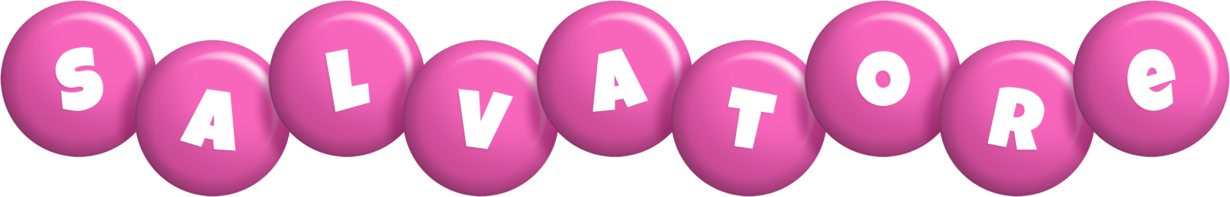Salvatore candy-pink logo