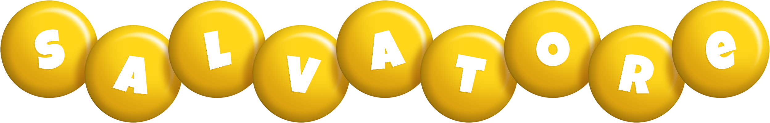 Salvatore candy-yellow logo