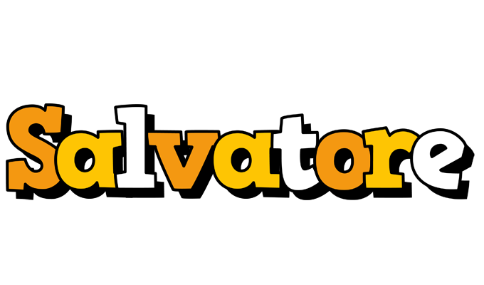 Salvatore cartoon logo