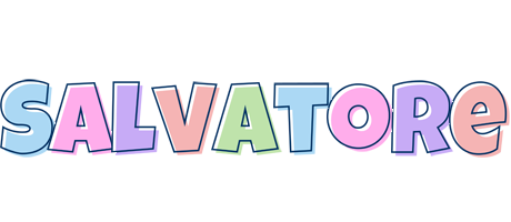 Salvatore pastel logo