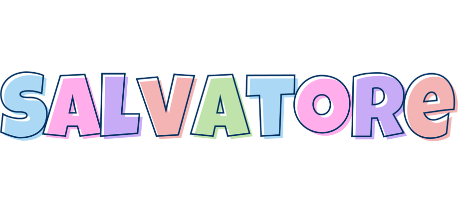 Salvatore pastel logo