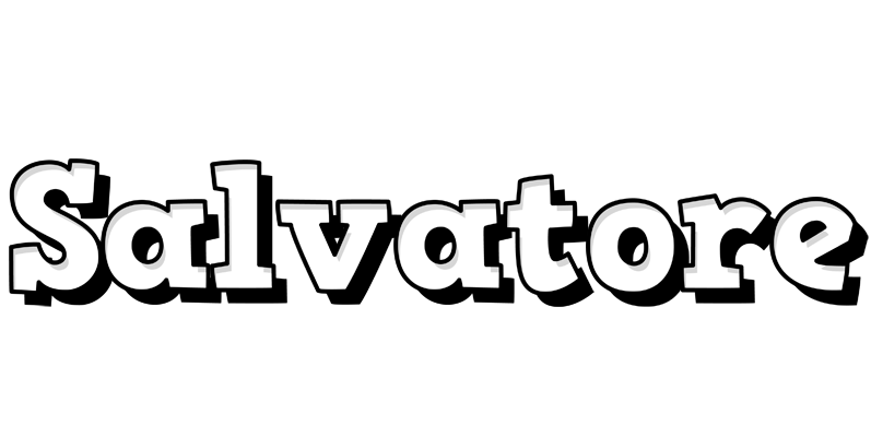 Salvatore snowing logo