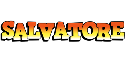 Salvatore sunset logo