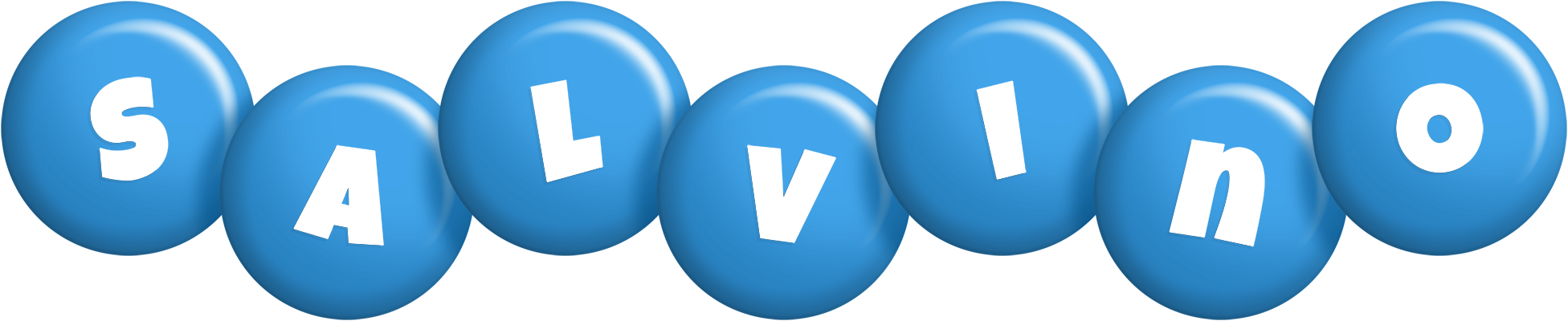 Salvino candy-blue logo