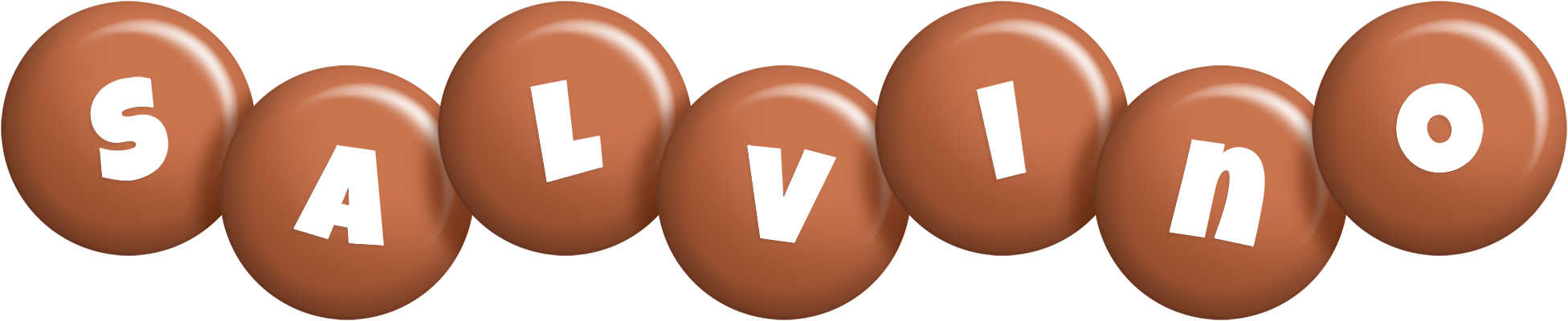 Salvino candy-brown logo