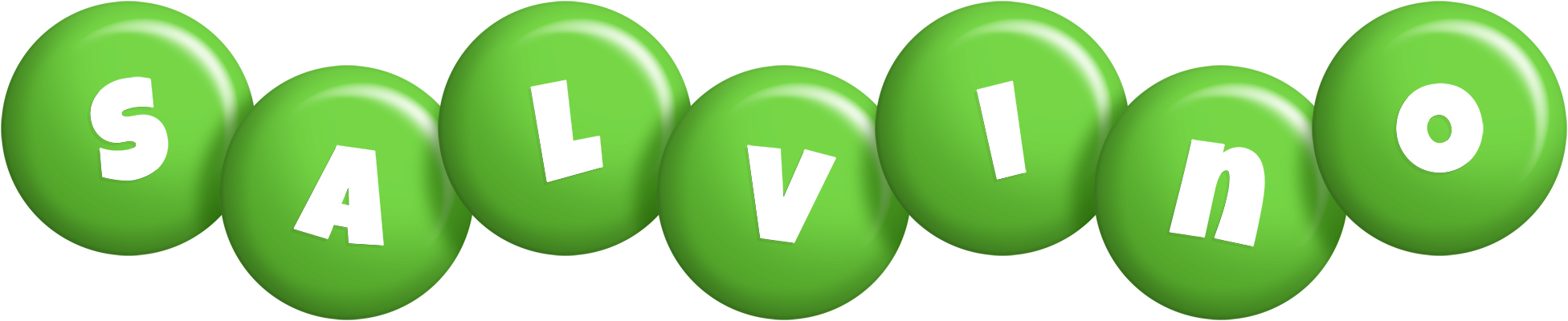 Salvino candy-green logo