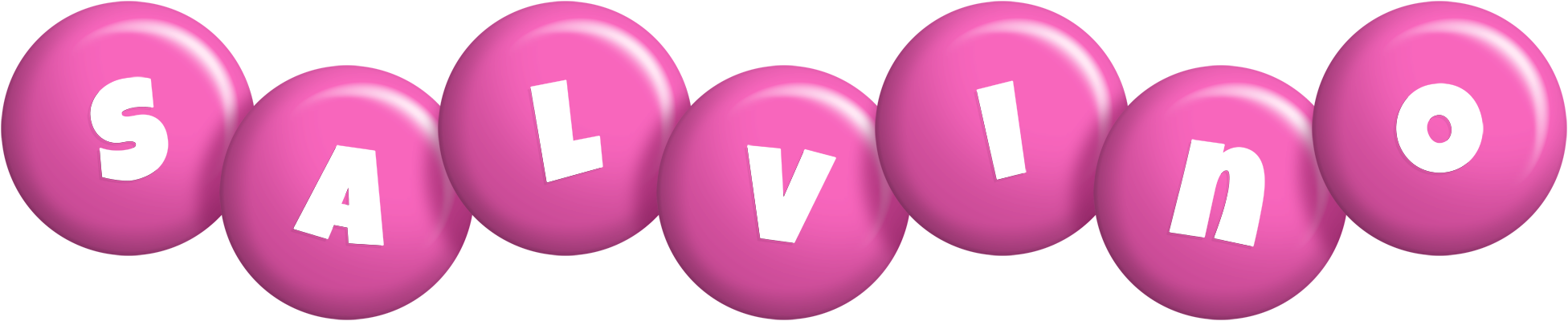 Salvino candy-pink logo