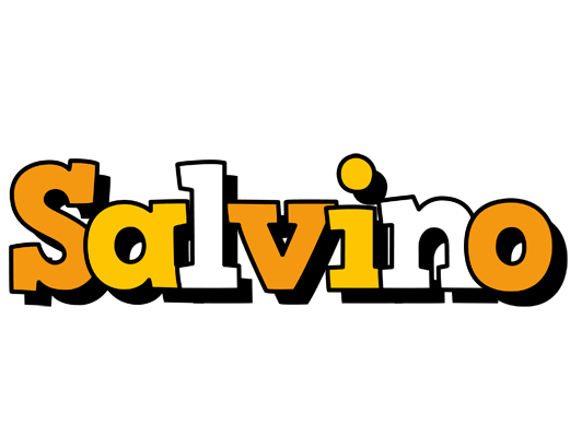 Salvino cartoon logo