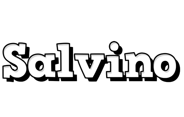 Salvino snowing logo