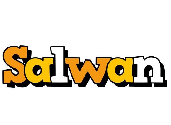 Salwan cartoon logo