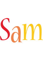 Sam birthday logo