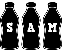 Sam bottle logo