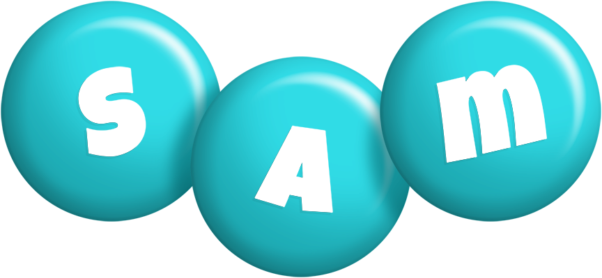 Sam candy-azur logo