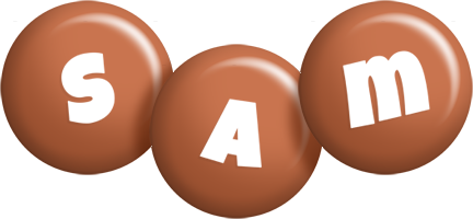 Sam candy-brown logo