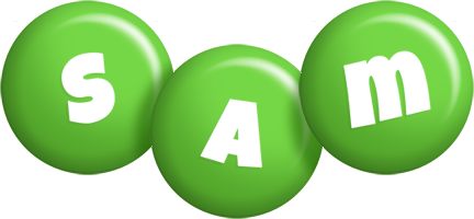 Sam candy-green logo