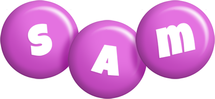 Sam candy-purple logo