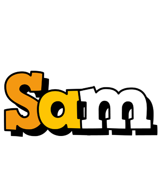 Sam cartoon logo