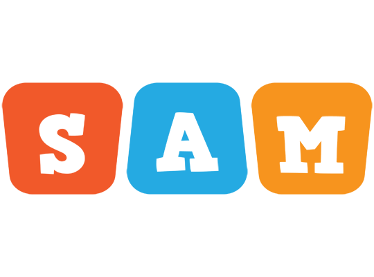 Sam comics logo