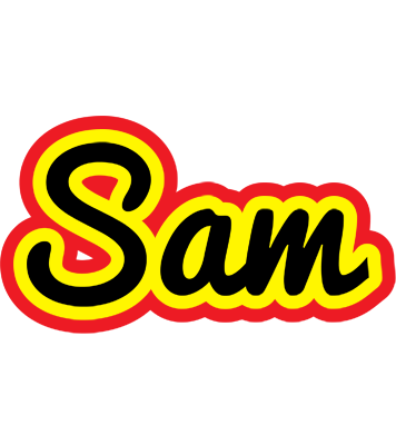 Sam flaming logo