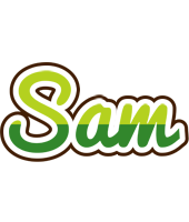 Sam golfing logo