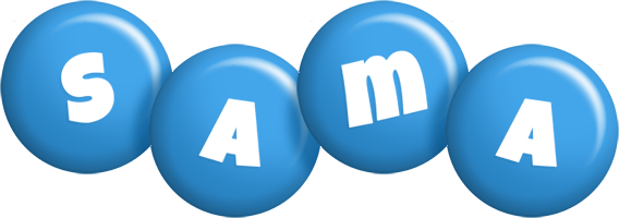 Sama candy-blue logo
