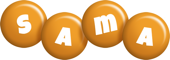 Sama candy-orange logo