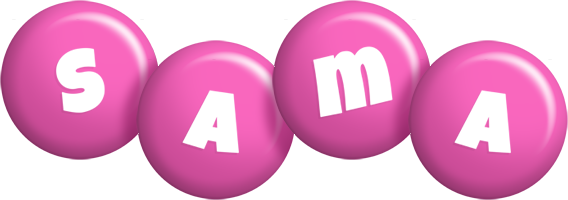 Sama candy-pink logo