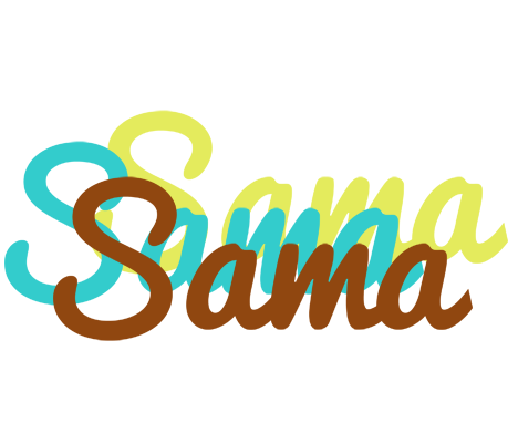 Sama cupcake logo